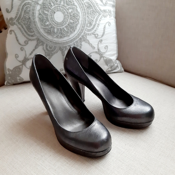pewter color shoes